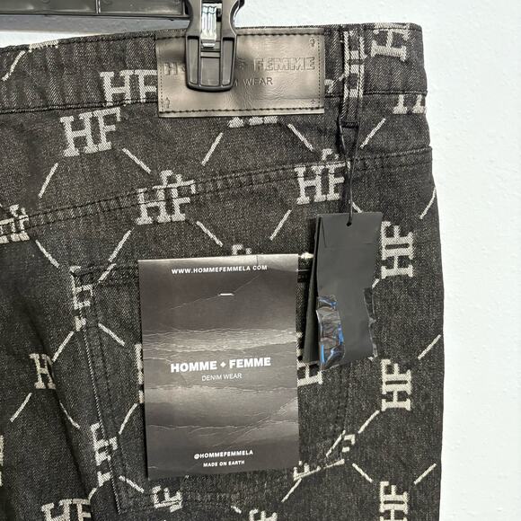 NWT Homme Femme Jeans Sz 44 - Picture 5 of 8